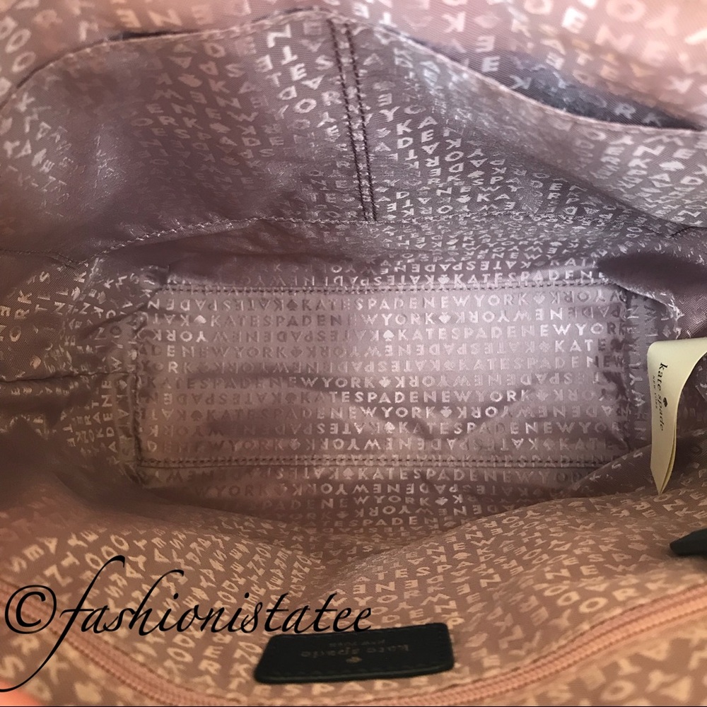 NWT KATE SPADE ROSEGOLD JERALYN MAVIS STREET BAG - Picture 6 of 7